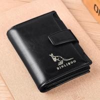 ราคา bag กระเป๋าเงินใบใหม่สำหรับผู้ชายกระเป๋าหนังจิงโจ้กระเป๋าใส่บัตร Degaussing ขับรถใบอนุญาตมัลติฟังก์ชั่นป้องกันในแนวตั้งผิวนุ่มชาย (12415559552)