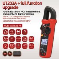 ราคา 24ชั่วโมง UNI T UT201 Plus UT202 Plus UT202A UT203 UT204 400 600A แคลมป์มิเตอร์ดิจิตอลความแม่นยำสูงอัจฉริยะป้องกันการเผาไหม้ True RMS (9438418731)