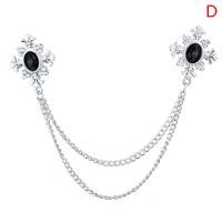 ราคา qiuq COD เข็มกลัดโซ่ประดับคริสตัลพู่ห้อยแฟชั่นเข็มกลัดติดปกเสื้อและเข็มกลัดติดปกเสื้อเครื่องประดับสำหรับผู้หญิง (20003283125)