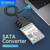 ราคา ORICO SATA Adapte ตัวแปลงสัญญาณsata USB 3 0เพื่อสายเคเบิ้ล SATA 5Gbps SATA สำหรับ2 5 3 5 Hdd SSD ดิสก์ฮาร์ดไดรฟ์เสริม (17972156607)