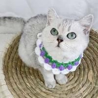 ราคา ปลอกคอแมว ปลอกคอแมวแฮนด์เมด ปลอกคอไหมพรม ปลอกคอสัตว์เลี้ยง ปลอกคอหมาแมว ปลอกคอแมว ถักไหมพรม ปลอกคอแมวพร้อมส่งจาก ไทย (17314581823)