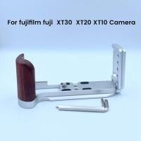 ราคา L Plate for Fujifilm Fuji XT30 XT20 XT10 Camera L Type Wood Bracket Tripod Quick Release Plate Base Grip Handle (16746318950)