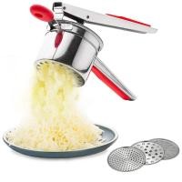 ราคา มันฝรั่งกดสแตนเลสพร้อมที่จับซิลิโคนกันลื่นเครื่องล้างจานปลอดภัยที่บดมันฝรั่ง (20515757848)