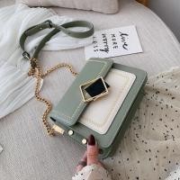 ราคา LEFTSIDE Chain Pu Leather Crossbody Bags For Women hit Small Shoulder Simple Special Lock Design Female Travel Handbags (11313633080)