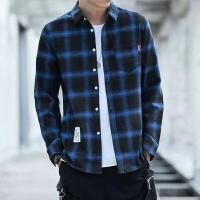 ราคา เสื้อเชิ้ตแขนยาวลายสก็อตระบายอากาศสไตล์เกาหลีแฟชั่นบุรุษ (15174967124)