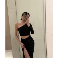 ราคา ชุดเดรสผู้หญิง เดรส ชุดเดรส dress เดรสผู้หญิง ชุดเดรสสวยๆหรู เดรสยาวเปิดไหล่ ผ่าเว้าเอว ใครหาชุดออกงาน ดูหรู ดูแพง แบบสวยสับรุ่นนี้เลยค่า ทรงเป๊ะ สะกดทุกสายตาที่จับจ้อง (20144499156)