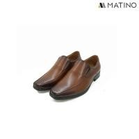 ราคา MATINO SHOES รองเท้าหนังชาย รุ่น MC B 5535M BLACK TAN (7191492513)
