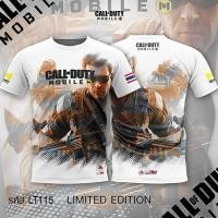 ราคา เสื้อเกมส์CALL of DUTY เสื้อคอลออฟดิวตี้ เสื้อยืดลายเกรดพรีเมียม รหัสLT115 (6842796839)