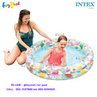 ราคา Intex สระน้ำ สระเป่าลมลายผลไม้ ลายใหม่ 1 22x0 25 ม รุ่น 59421 (184291739)