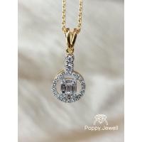 ราคา จี้เพชรแท้ ทองแท้พร้อมสร้อยทองอิตาลีแท้9k 37 5 รุ่น Artemis Pendant (8989824180)