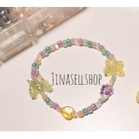 ราคา กำไลลูกปัด กำไลลูกปัดเจ้าหญิง กำไลลูกปัดน่ารัก กำไลลูกปัดผีเสื้อ กำไลลูกปัดดอกไม้ กำไลลูกปัดยางยืด พร้อมส่ง (14776018405)