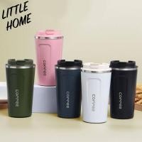 ราคา LITTLEHOME แก้วเก็บความเย็น แก้วเก็บอุณหภูมิ 300 510ml แก้วเก็บความร้อน แก้ว แก้วกาแฟร้อน แก้วสแตนเลส กระติกเก็บความร้อน (15638660205)