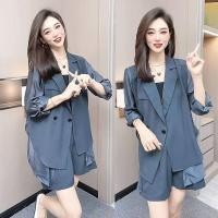 ราคา เสื้อสูทแฟชั่น ชุดสูทสองชิ้นผ้าชีฟองเย็บแบบมืออาชีพ เสื้อสูท เสื้อสูทผู้หญิง ชุด เซท ผู้หญิง เสื้อคลุมหญิง (15933871133)