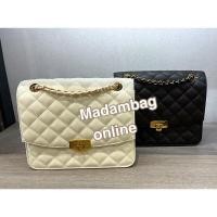 ราคา Charles Keith Quilted Chain Strap Clutch กระเป๋าสะพายข้าง (16327471117)