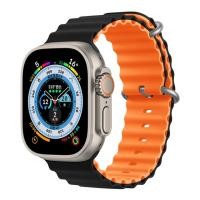 ราคา สายนาฬิกาข้อมือซิลิโคน สําหรับ apple watch ultra 2 49mm Ocean strap silicone bracelet สายแอปเปิ้ลวอช iWatch Serie 9 8 7 6 5 4 3 se 2 สาย 41mm 45mm 44mm 40mm 38MM 42MM band (17122743959)