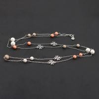 ราคา Tory Burch สร้อยคอเบิร์ชทอรี่สร้อยคอทันสมัยให้ความรู้สึกหรูหราน้ำหนักเบาอเนกประสงค์ทำจากโลหะฝังด้วยเพชรสีชมพูสร้อยคอมุกยาวสร้อยคล้องคอสำหรับผู้หญิง high quality (17192751403)