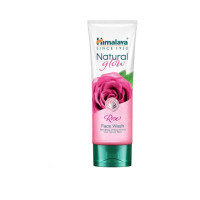 ราคา โฟมล้างหน้าจากสารสกัดน้ำมันกุหลาบ Himalaya Natural Glow Rose Face Wash 100ml (18070197993)