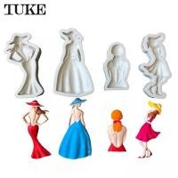 ราคา TUKE สาวสวยซิลิโคนแม่พิมพ์ครัว DIY เค้กเบเกอรี่ตกแต่งดินพลาสเตอร์งานฝีมือสาวสวยซิลิโคนแม่พิมพ์ (16305245592)