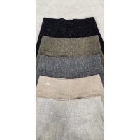 ราคา กางเกงผ้าทวิตชาแนลทรงขากระบอกซิปหลังเก็บทรงอำพรางสัดส่วนได้ดีS XL (19467741400)