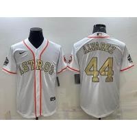 ราคา Astros jersey Astros baseball uniform 3 2 27 ALTUVE blue all star cardigan T shirt embroidery sleeves (18852041091)