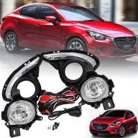 ราคา ไฟตัดหมอก ไฟสปอร์ตไลท์ รุ่น มาสด้า 2 MAZDA 2 ปี 2015 2019 พร้อมครอบ สีดำ ขอบโครเมี่ยม และชุดสายไฟ 1 ชุด (6024918605)