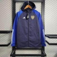 ราคา 23 24 White edged Boca Jacket Casual Windproof Jacket Windbreaker Running Sports Jacket Football Wear Training Wear (20826920796)