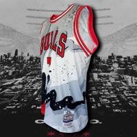 ราคา คุณภาพสูง เสื้อบาส เสื้อบาสเกตบอล Basketball NBA ทีม Chicago Bulls เสื้อทีม ชิคาโก้ บูลส์ BK0116 รุ่น Classic Toni Kokoc 7 ไซส์ S 3XL (17785036404)