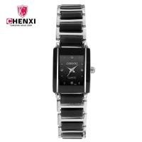 ราคา 2023 Watch Square Couple Watch 104A Fashion Ceramic Watch Women Mar (18371087758)