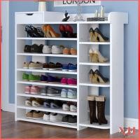 ราคา ชั้นวางรองเท้า ตู้รองเท้า ชั้นวางรองเท้า ชั้นวางรองเท้าไม้7ชั้น B842 (19997116102)