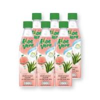 ราคา เซ็ปเป้ อโลเวร่า น้ำว่านกลิ่นพีช 365 มล x 6 ขวด Sappe Aloe Vera Peach Flavor 365 ml x 6 Bottles โปรโมชันราคาถูก เก็บเงินปลายทาง (15012835153)