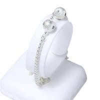 ราคา สร้อยข้อมือเงิน ลายเม็ดมะยมขัดลาย ห้อยจี้รูปหัวใจ น้ำหนัก1 บาท ยาว 7 นิ้ว ชุบเงินแท้ 925 สินค้าขายดี (16475180873)