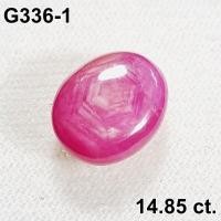 ราคา G336 พลอย ทับทิมแท้ Ruby เผาใหม่ บ่อกินี สีแดงชมพู มีบั้ง กินบ่เซี่ยง พลอยแท้ 100 (15970641610)