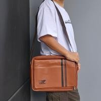 ราคา กระเป๋าสะพายข้างแนวนอน หนังPU งานเนียบ แบรนด์แท้ WOLVES ORIGINAL100 งานผลิตในไทย (20623055235)