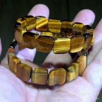 ราคา อัญมณีธรรมชาติเสือตาแผ่นหินลูกปัดสร้อยข้อมือแมวตาหินสร้อยข้อมือแฟชั่น (13033955186)