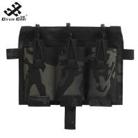 ราคา Circle Cool WoSporT M4 Tactical Micro Front Panel Tactical MOLLE Panel Chest Rig Expansion Open Top MOLLE Mag Pouch For Tactical Vest (20948696165)