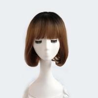ราคา PK08 วิกผมสั้น หน้าม้า สีน้ำตาลโคนดำ ผมเกรดเสมือนแท้ เงาน้อย ผมหนา ความยาวเส้นผม 35ซม ผมปลอม ผมบ็อบสั้น (21280425246)