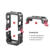 ราคา Ulanzi C Action 2 Metal Frame Cage for DJI Osmo Action 2 Magnetic Base with 1 4 Screw Cold Shoe Protective Single or Combo Case (18814587344)