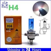 ราคา MIBUY 1คู่H4หลอดฮาโลเจนในรถH4 12V 60 55W H4 12V 100 90W UltraสีขาวP43tไฟหน้า100W Farและใกล้ไฟหน้า55W 90W (4733108744)