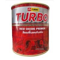 ราคา สีรองพื้นกันสนิม สีกันสนิม สีรองพื้นกันสนิมเทา สีรองพื้นกันสนิมแดง TURBO เทอร์โบ 1 4 กระป๋อง (16740467760)