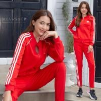 ราคา Set ชุดวอร์ม Adidas S 5XL ปลายขาซิป สวมใส่สบาย ชุดออกกำลังกาย ชุดขึ้นเครื่อง ชุดกีฬา ชุดใส่เที่ยว ชุดคู่เพื่อน ธีมกีฬา (15997542901)