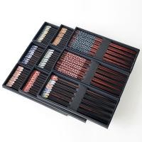 ราคา เครื่องใช้บนโต๊ะอาหารตะเกียบไม้ภาชนะบนโต๊ะอาหารสไตล์ญี่ปุ่นตะเกียบดอกซากุระชุดตะเกียบชุดตะเกียบไม้หนึ่งกล่องห้าคู่สำหรับใช้ในครัวเรือนชุดตะเกียบไม้ Vsol (20368848760)