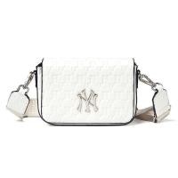 ราคา South Korea ML single shoulder bag popular logo PU leather couples NY covered embossing MB leisure joker aslant bags fashionable men and women (20231515023)