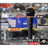 ราคา NPE DM 708 ไมโครโฟน มีสาย 4เมตร รุ่น NPE DM708 ไมค์สาย ไมค์ เสียงดี พร้อมสายในกล่อง ไมค์ร้อง คาราโอเกะ Microphone MIC ราคาถูก DM708 (6026552589)