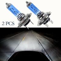 ราคา ไฟหน้ารถยนต์ไฟหน้าฮาโลเจนก๊าซซีนอนหลอดไฟโคมไฟ DC 12V กันน้ำ1คู่ H4 100W H7 55W (20923952393)
