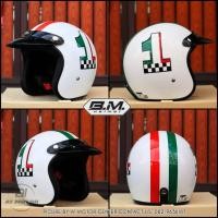 ราคา หมวกกันน็อควินเทจ BM BOBBER ฟรีไซส์ M L ใส่ได้ รอบศีรษะไม่เกิน 59 cm แถมแก๊ปหน้า Vintage Classic Helmet (20693416693)