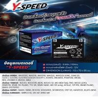ราคา แบตใหม่ ปี2023 YUASA Y SPEED แบตเตอรี่ แบตแห้ง ของแท้ รุ่น YTZ5S 5 แอมป์ (21198005344)