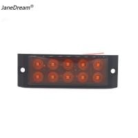ราคา JaneDream โคมไฟท้ายรถข้างรถบรรทุก10LED สำหรับรถพ่วงรถแทรกเตอร์รถบรรทุกไฟติดรถยนต์เตือน12V 24V (19753911561)