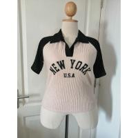 ราคา MK60 เสื้อยืดแฟชั่นสาวอวบ เสื้อเชิ๊ต คอปก แขนสั้น ผ้ายืด ทูโทน สกรีน New York USA อก 36 44 นิ้ว เสื้อผ้าไซส์ใหญ่ ผ้าดีใส่สบายมาก (21137699888)