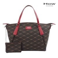 ราคา How กระเป๋าถือ สายสะพายยาว รุ่น HHH0142 สีแดง (20792323173)