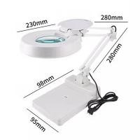 ราคา พับได้ โคมไฟแว่นขยายตั้งโต๊ะพร้อมไฟ 10เท่า อเนกประสงค์LEDแว่นขยายเดสก์ท็อป สว่างมาก ขนาดใหญ่ แว่นขยายพร้อมไฟ แว่นตาขยาย แว่นตาขยาย (20821381243)